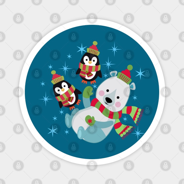 Winter wonderland Pals Magnet by richhwalsh